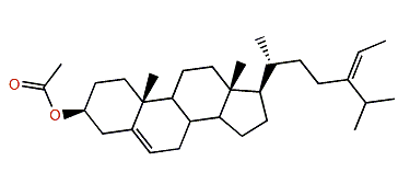(24Z)-24-Ethylcholesta-5,24(28)-dien-3b-yl acetate